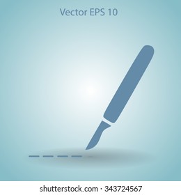 Scalpel vector illustration