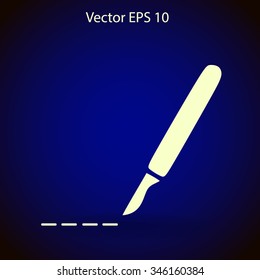 Scalpel vector illustration