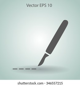 Scalpel vector illustration