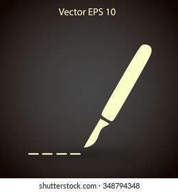Scalpel vector illustration
