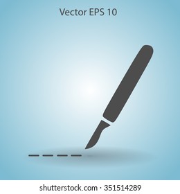 Scalpel vector illustration