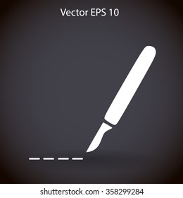 Scalpel vector illustration