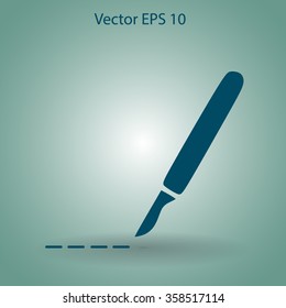 Scalpel vector illustration