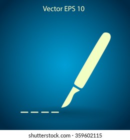 Scalpel vector illustration
