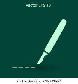 Scalpel vector illustration