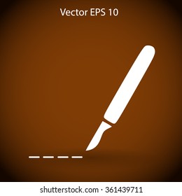 Scalpel vector illustration