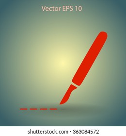 Scalpel vector illustration