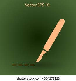 Scalpel vector illustration