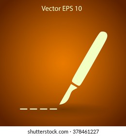Scalpel vector illustration