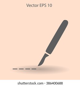 Scalpel vector illustration