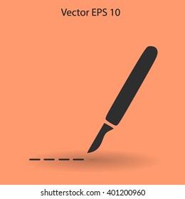 Scalpel vector illustration