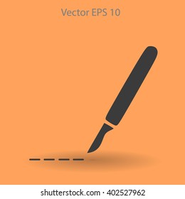 Scalpel vector illustration