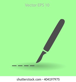 Scalpel vector illustration