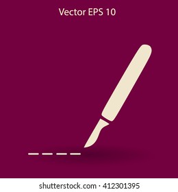 Scalpel vector illustration