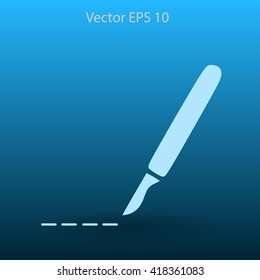 Scalpel vector illustration