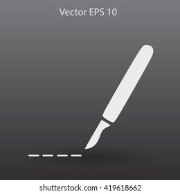 Scalpel vector illustration