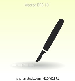 Scalpel vector illustration