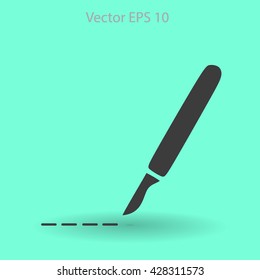 Scalpel vector illustration