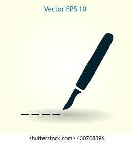 Scalpel vector illustration