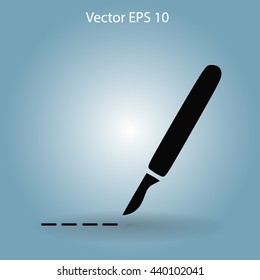 Scalpel vector illustration