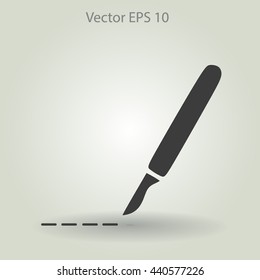 Scalpel vector illustration