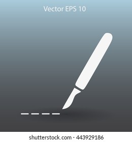 Scalpel vector illustration