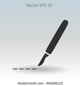 Scalpel vector illustration