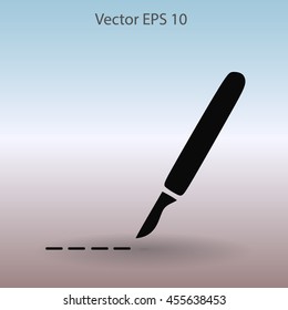 Scalpel vector illustration