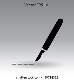 Scalpel vector illustration