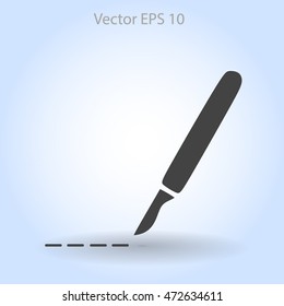 Scalpel vector illustration