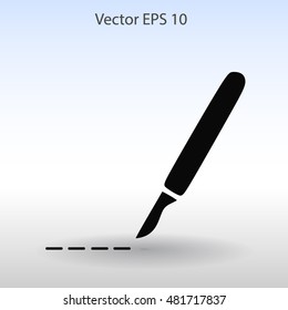 Scalpel vector illustration