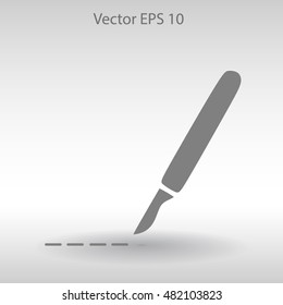 Scalpel vector illustration