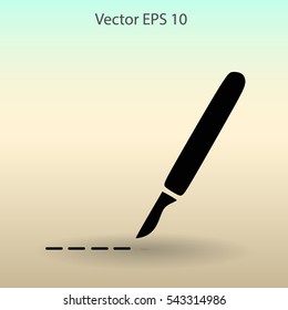 Scalpel vector illustration