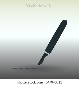 Scalpel vector illustration