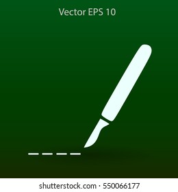 Scalpel vector illustration