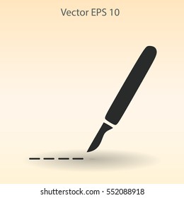 Scalpel vector illustration