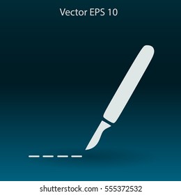 Scalpel vector illustration