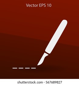 Scalpel vector illustration