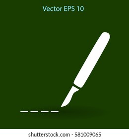 Scalpel vector illustration