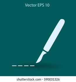 Scalpel vector illustration