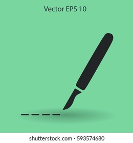 Scalpel vector illustration