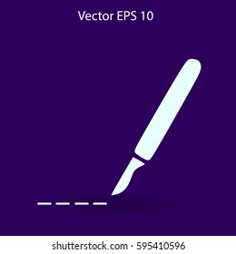 Scalpel vector illustration