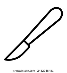 Scalpel Vector Line Icon Design