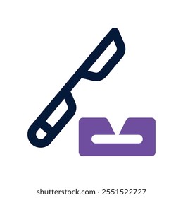 ícone escalper. vetor ícone de tom duplo para o seu site, móvel, apresentação e design de logotipo.