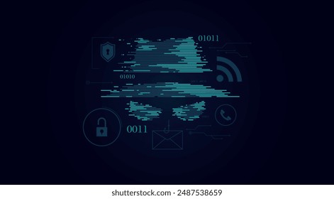 Scam alert. Beware of phishing cybercrimes from strangers. Concept of being alert to cyber threats via smartphones, computers and others, being careful of fraud on social media