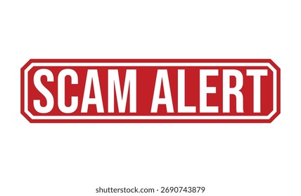 SCAM ALERT rubber stamp on white background. SCAM ALERT Stamp.