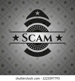 Scam black emblem