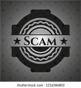 Scam dark badge