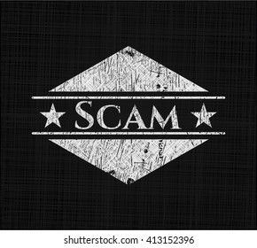 Scam on blackboard