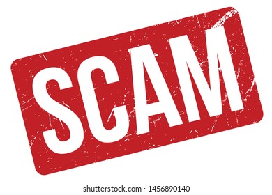 Scam Rubber Stamp. Scam Rubber Grunge Stamp Seal Vector Illustration - Vector